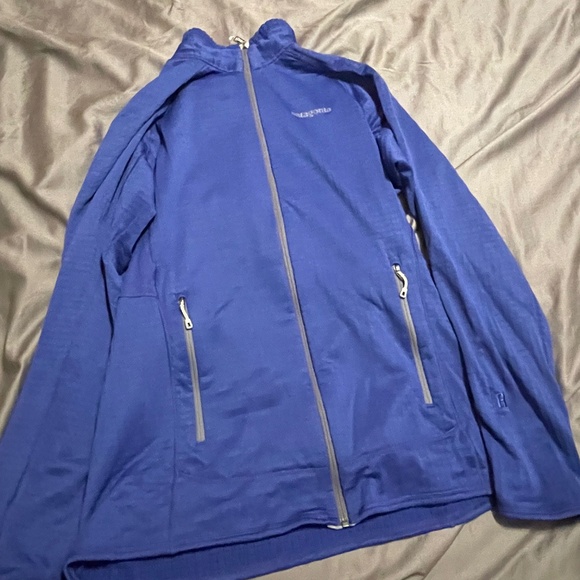 Blue Patagonia R1 Full Zip Jacket Women's L - Picture 1 of 2